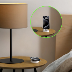 Belkin Ładowarka magnetyczna, Qi2 15W, biała