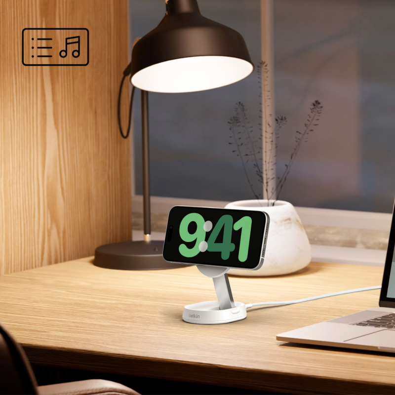 Belkin Ładowarka magnetyczna, Qi2 15W, biała