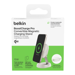 Belkin Ładowarka magnetyczna, Qi2 15W, biała
