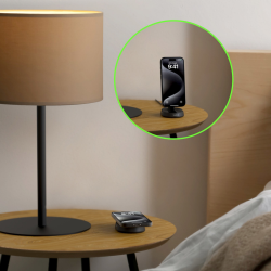 Belkin Ładowarka magnetyczna, Qi2 15W, zasilacz, czarna