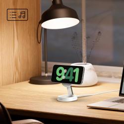 Belkin Ładowarka magnetyczna, Qi2 15W, zasilacz, biała