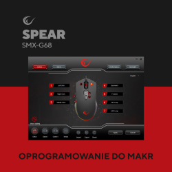 Rampage Mysz SPEAR V2 Full RGB 12800DPI 1kHz Makro | PartsPC.pl