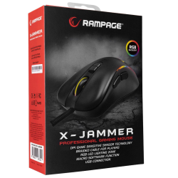 Rampage Mysz X-JAMMER V2 RGB 12800DPI 1kHz Macro