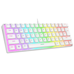 Rampage Klawiatura Mechaniczna RADIANT K11 RGB PUDDING RED