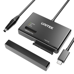 Unitek Mostek USB-C na dyski SATA i M.2 MVMe