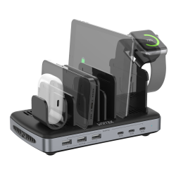 Unitek Stacja ładująca 3 x USB-A 20W, 3 x USB-C PD 60W, 80W