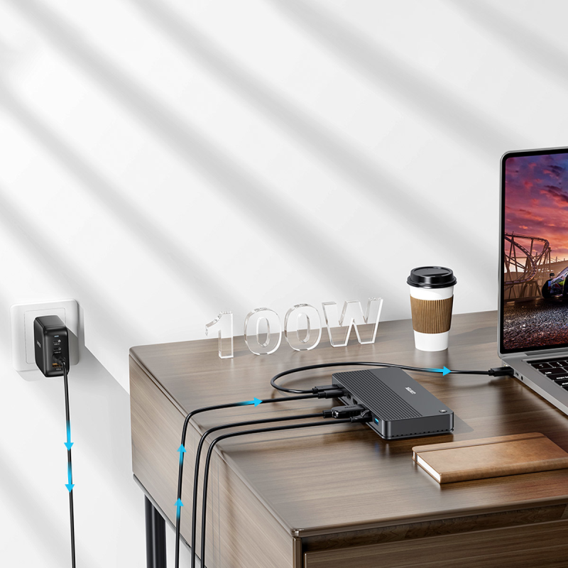 Unitek Stacja dokująca 13w1 MST HDMI DP 8K PD 100W