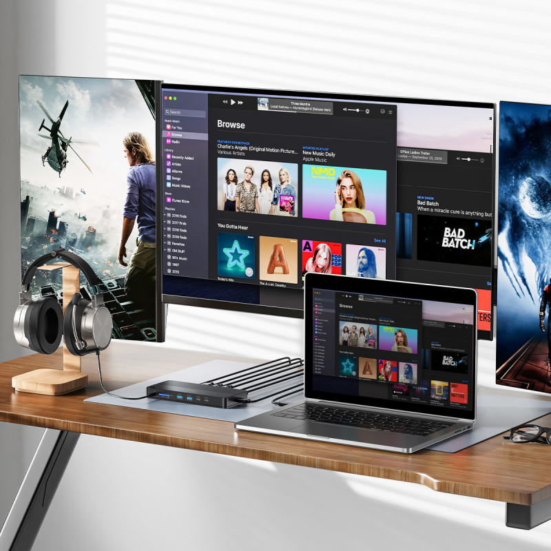 Unitek Stacja dokująca 13w1 MST HDMI DP 8K PD 100W