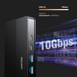 Unitek Stacja dokująca 13w1 MST HDMI DP 8K PD 100W