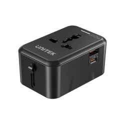 Unitek Ładowarka podróżna EU/US/UK/AUS PD 20 W