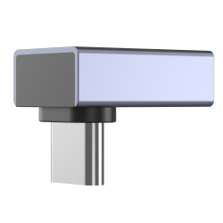 Unitek Adapter USB-C na USB-C kątowy 40Gbps 240W