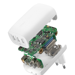 Belkin Ładowarka kątowa 3 porty USB-C PPS 67 W | PartsPC.pl