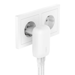 Belkin Ładowarka kątowa 3 porty USB-C PPS 67 W, kabel USB-C