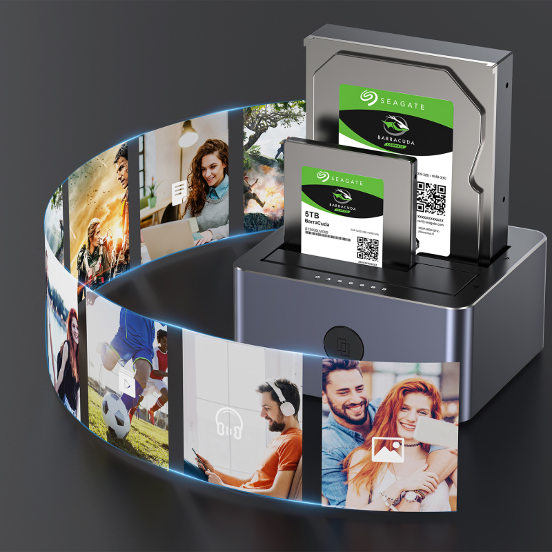 Unitek Stacja klonująca dyski 2 x SATA 2,5''/3,5'' USB 5Gbps