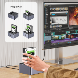 Unitek Stacja klonująca dyski 2 x SATA 2,5''/3,5'' USB 5Gbps