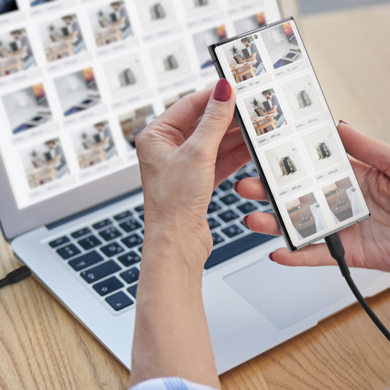 Belkin BoostCharge Kable USB-C na USB-C 60W, 1 m, biały, 2 sztuki