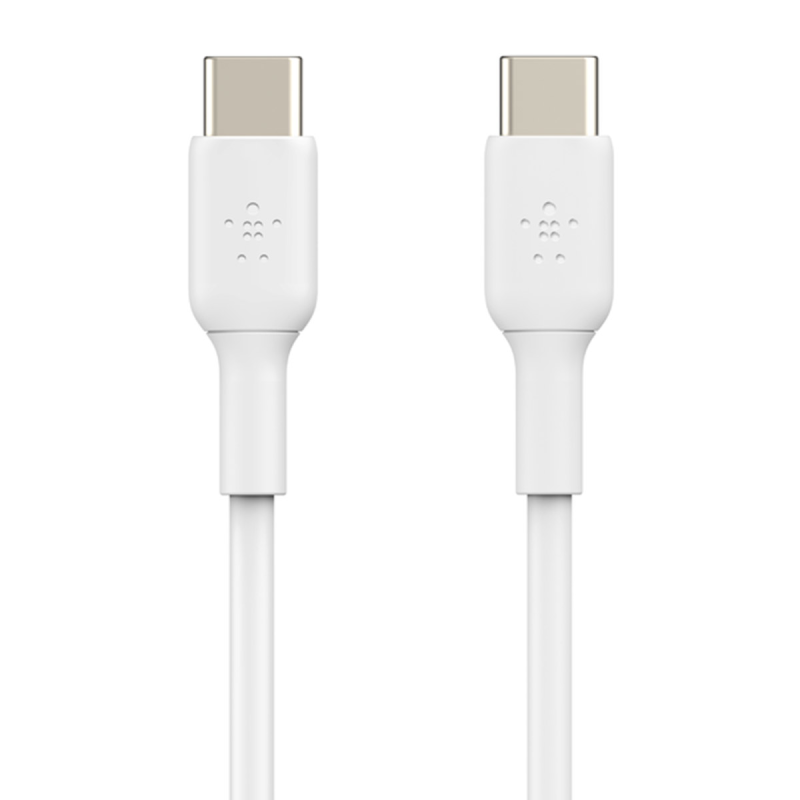 Belkin BoostCharge Kable USB-C na USB-C 60W, 1 m, biały, 2 sztuki