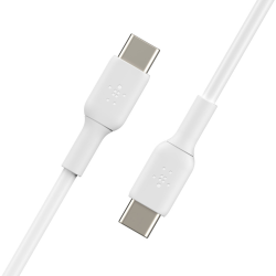 Belkin BoostCharge Kable USB-C na USB-C 60W, 1 m, biały, 2 sztuki