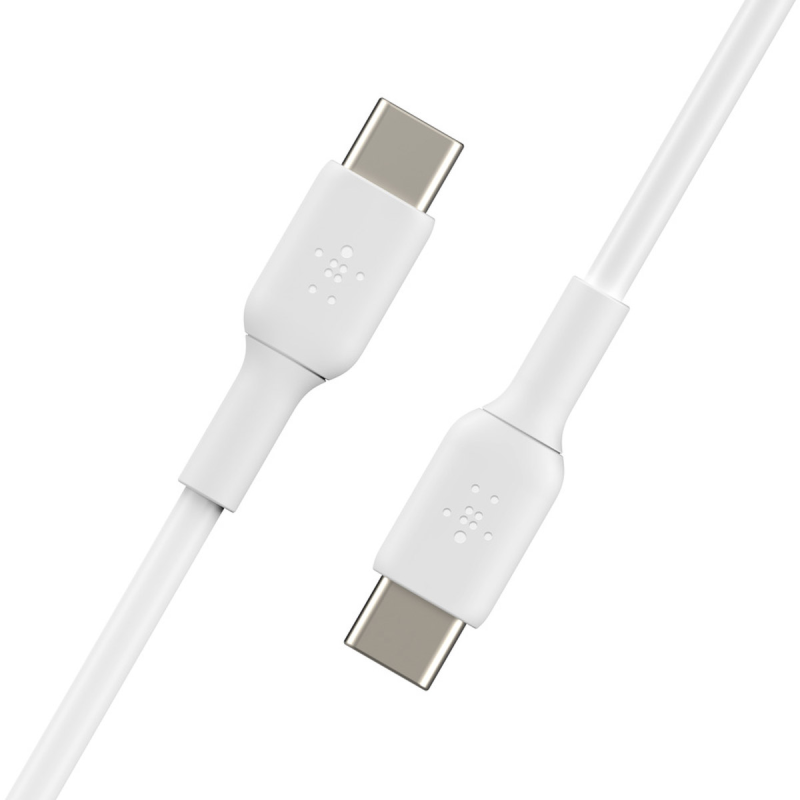 Belkin BoostCharge Kable USB-C na USB-C 60W, 1 m, biały, 2 sztuki