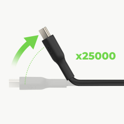 Belkin BoostCharge Kable USB-C na USB-C 60W, 1 m, biały, 2 sztuki