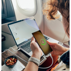 Belkin 2 Kable w oplocie USB-C na USB-C 60W, 2 m, białe