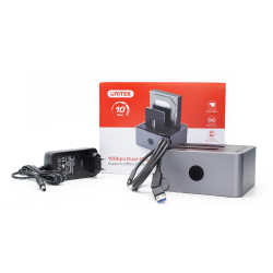 Unitek Stacja klonująca dyski 2 x SATA 2,5''/3,5'' USB-C 10Gbps