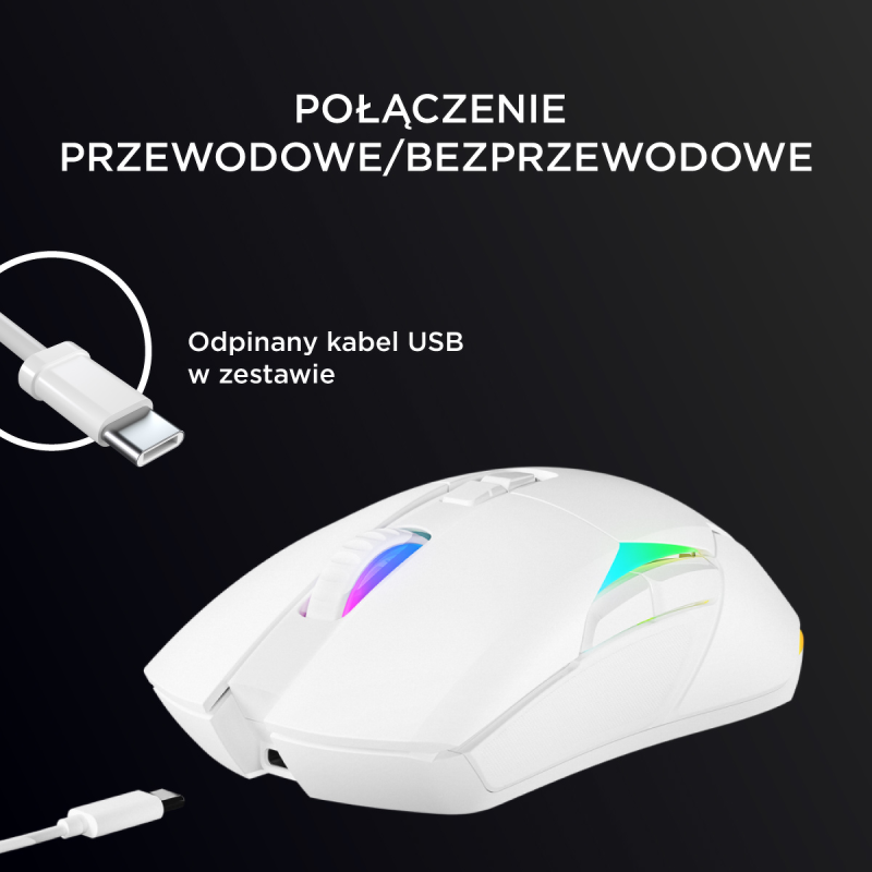 Rampage NOVA M4 - myszka gamingowa bezprzewodo