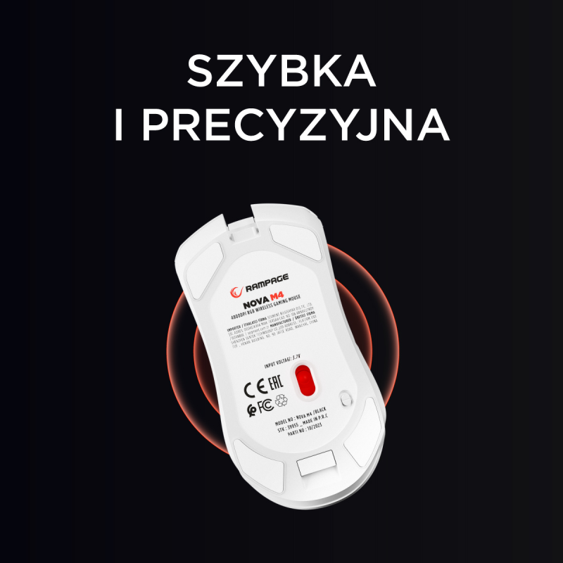 Rampage NOVA M4 - myszka gamingowa bezprzewodo