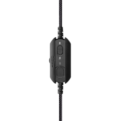 Rampage RM-K19 Plus Przewodowe słuchawki gamingowe z mikrofonem, nauszne, RGB, USB, czarne