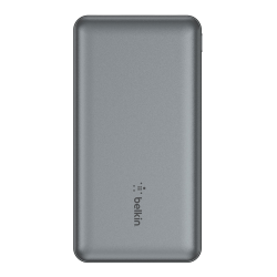 Belkin Powerbank 10 000 mAh, 2x USB-A, USB-C 15W, szary
