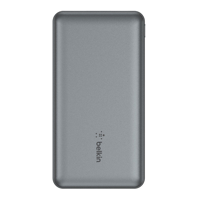 Belkin Powerbank 10 000 mAh, 2x USB-A, USB-C 15W, szary