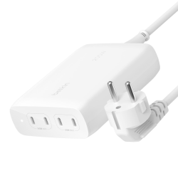 Belkin BoostCharge Pro - Ładowarka sieciowa Power Delivery, 4 porty USB-C, GaN, 200W