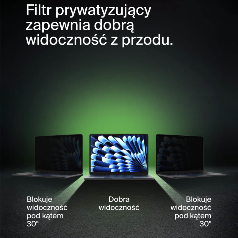 Belkin Folia z filtrem prywatyzującym na Macbook Air 15'' M2