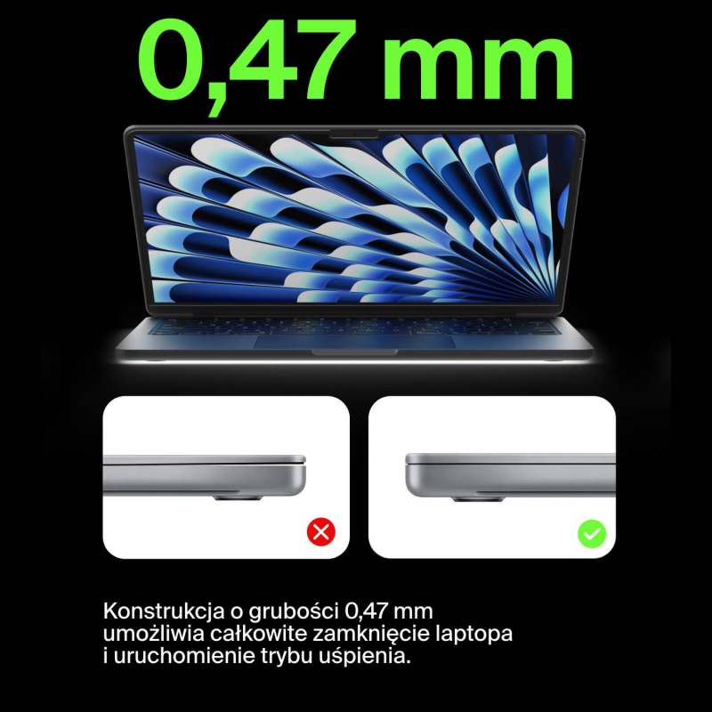 Belkin Folia z filtrem prywatyzującym na Macbook Air 15'' M2