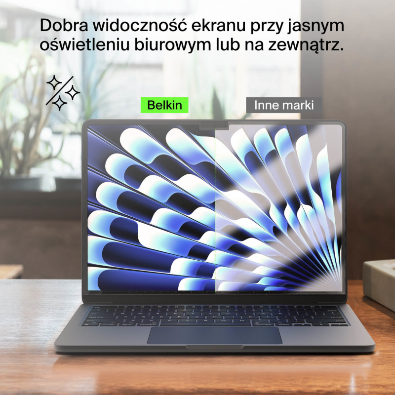Belkin Folia z filtrem prywatyzującym na Macbook Air 15'' M2