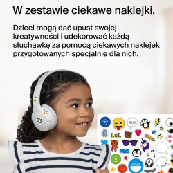 Belkin Bezprzewodowe słuchawki nauszne dla dzieci, białe