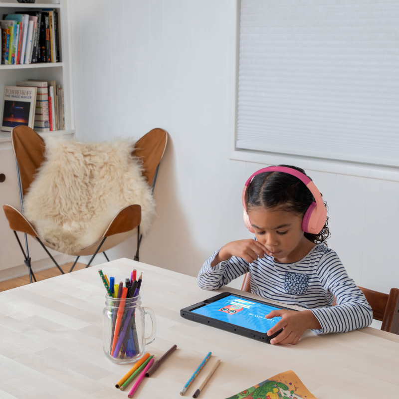 Belkin Bezprzewodowe słuchawki nauszne dla dzieci, różowe