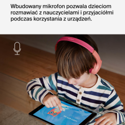 Belkin Bezprzewodowe słuchawki nauszne dla dzieci, różowe
