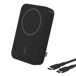 Belkin Powerbank 10 000 mAh, 15 W Qi2.0, magnetyczny, z podstawką, czarny