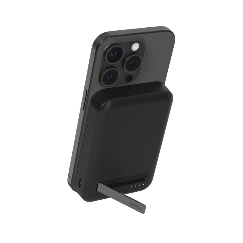 Belkin Powerbank 8000 mAh, 15 W Qi2.0, magnetyczny, z podstawką, czarny