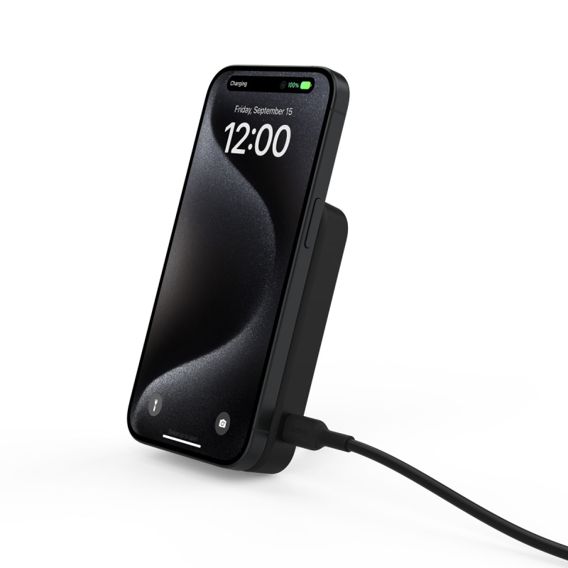 Belkin Powerbank 8000 mAh, 15 W Qi2.0, magnetyczny, z podstawką, czarny