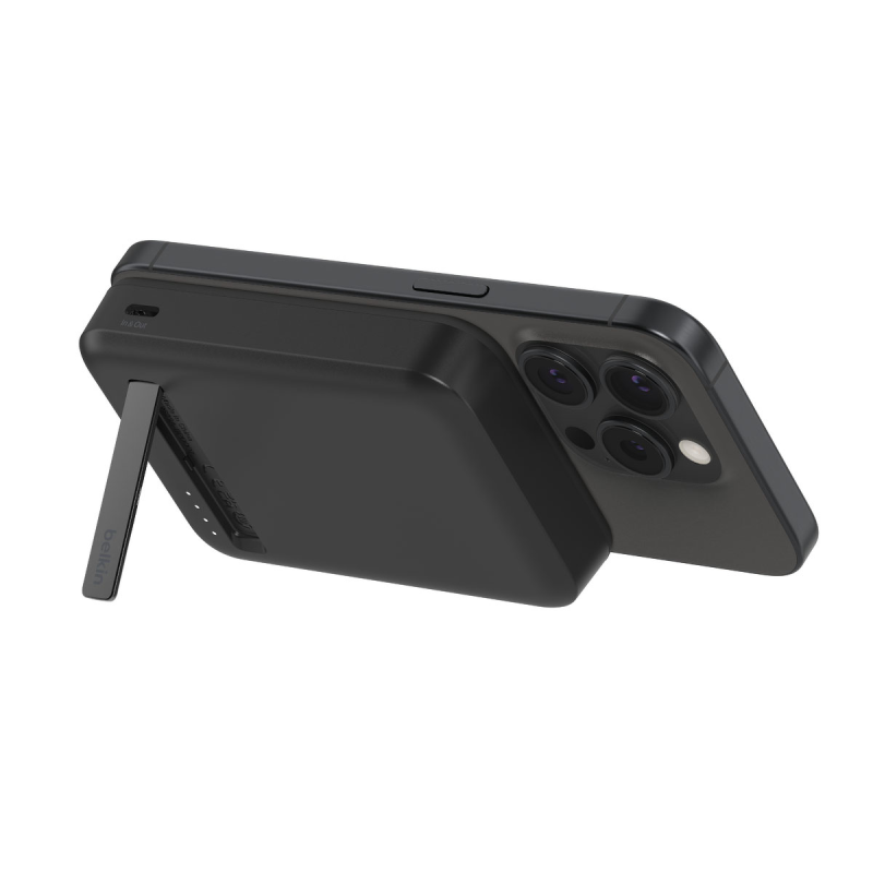 Belkin Powerbank 8000 mAh, 15 W Qi2.0, magnetyczny, z podstawką, czarny