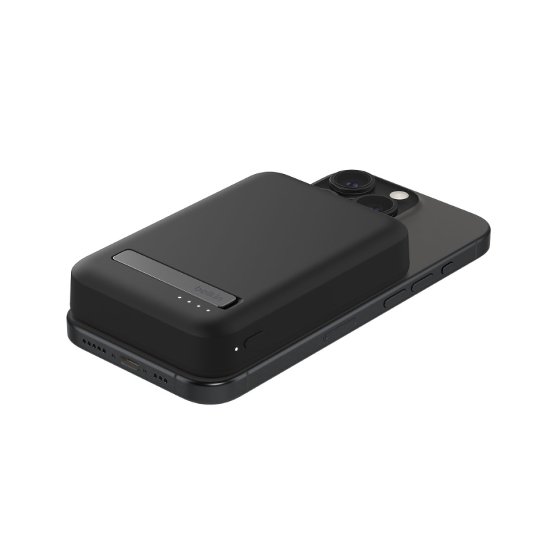 Belkin Powerbank 8000 mAh, 15 W Qi2.0, magnetyczny, z podstawką, czarny