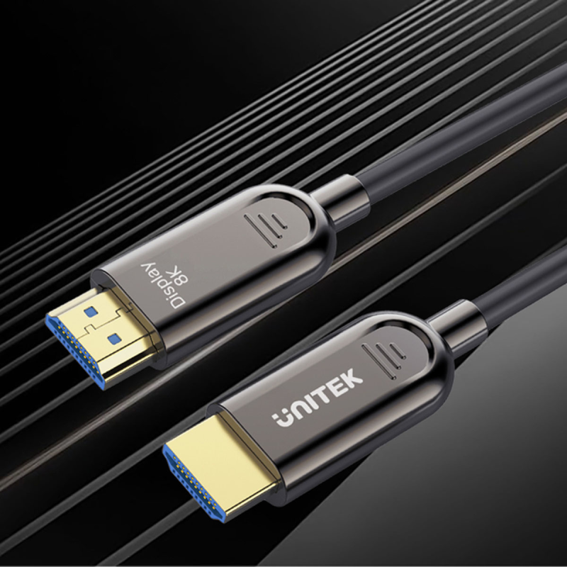 Unitek Kabel optyczny HDMI 2.1 AOC 8K 120Hz 40m