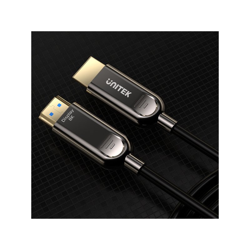 Unitek Kabel optyczny HDMI 2.1 AOC 8K 120Hz 40m