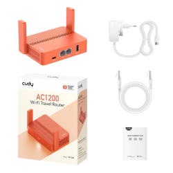 CUDY TR1200 | VPN router, Wi-Fi 5, 2,4GHz/5GHz, USB, MESH