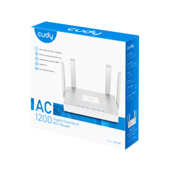 CUDY WR1300E | router, Wi-Fi 5, 2,4GHz/5GHz, Gigabit, MESH