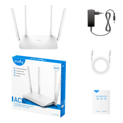 CUDY WR1300 | router, Wi-Fi 5, 2,4GHz/5GHz, Gigabit