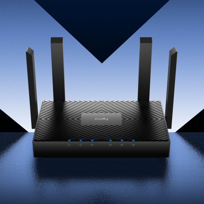 CUDY WR3000 | router, Wi-Fi 6, 2,4GHz/5GHz, Gigabit, MESH
