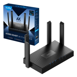 CUDY WR3000 | router, Wi-Fi 6, 2,4GHz/5GHz, Gigabit, MESH